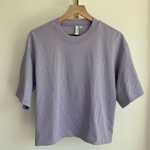& OTHER STORIES • Oversized Boxy Tee • Lavender, XS